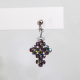 Small Cross - Earrings Theophanie - 3